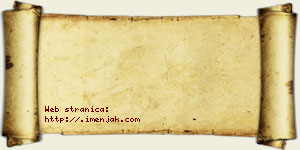 Aleksa Kričak vizit kartica